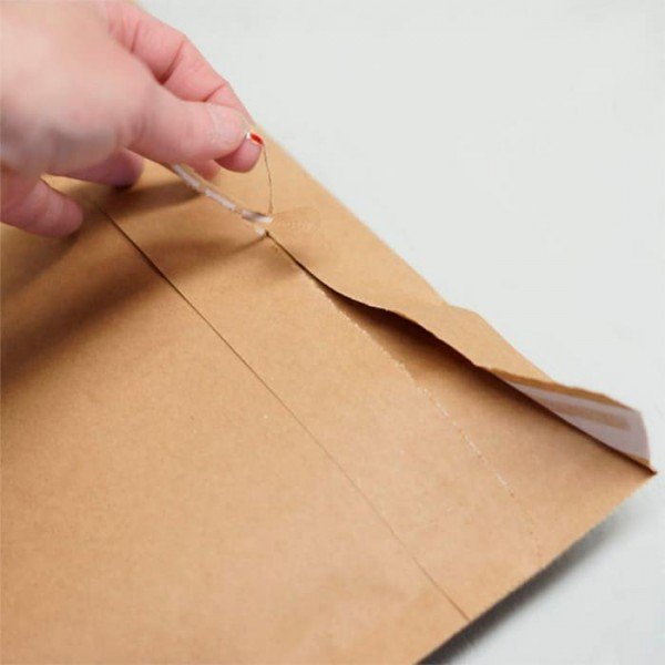 Bolsas papel cierre adhesivo